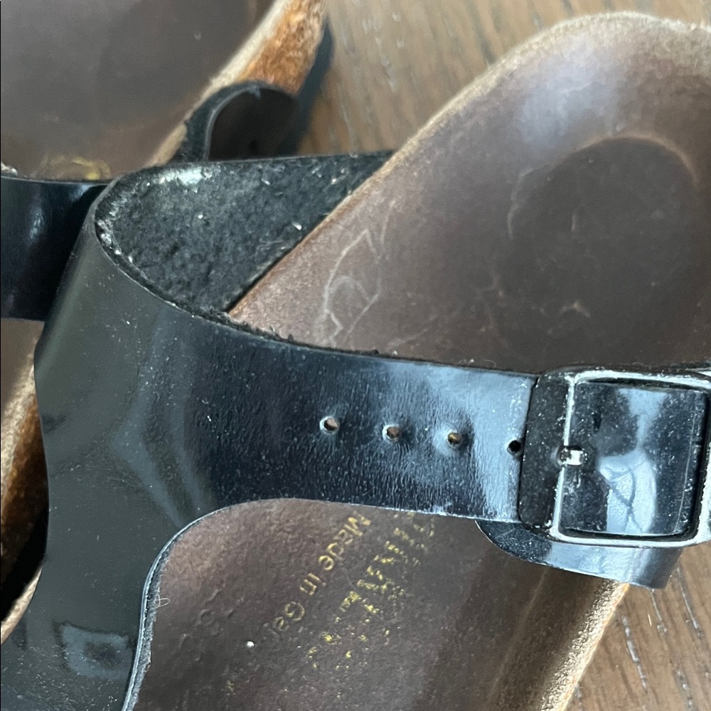 Birkenstock Black Gizeh Thong Sandals Size 36‎ - Picture 3 of 8